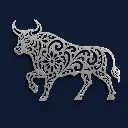 taureau fleuri inox.webp