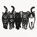 Les chats en team