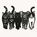 Les chats en team