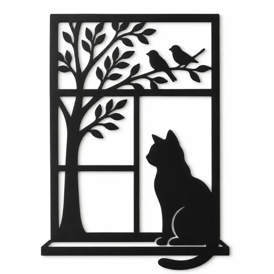 Chat à la fenêtre