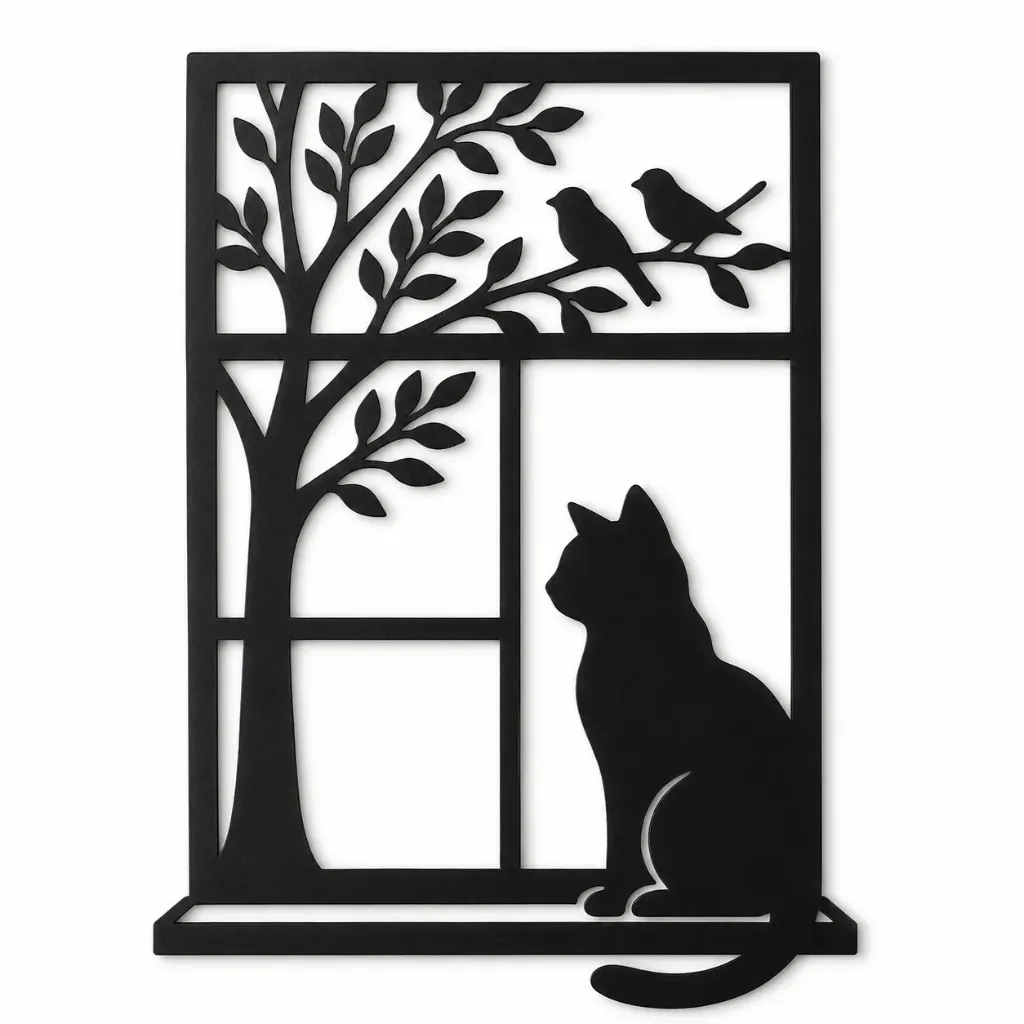 Chat à la fenêtre