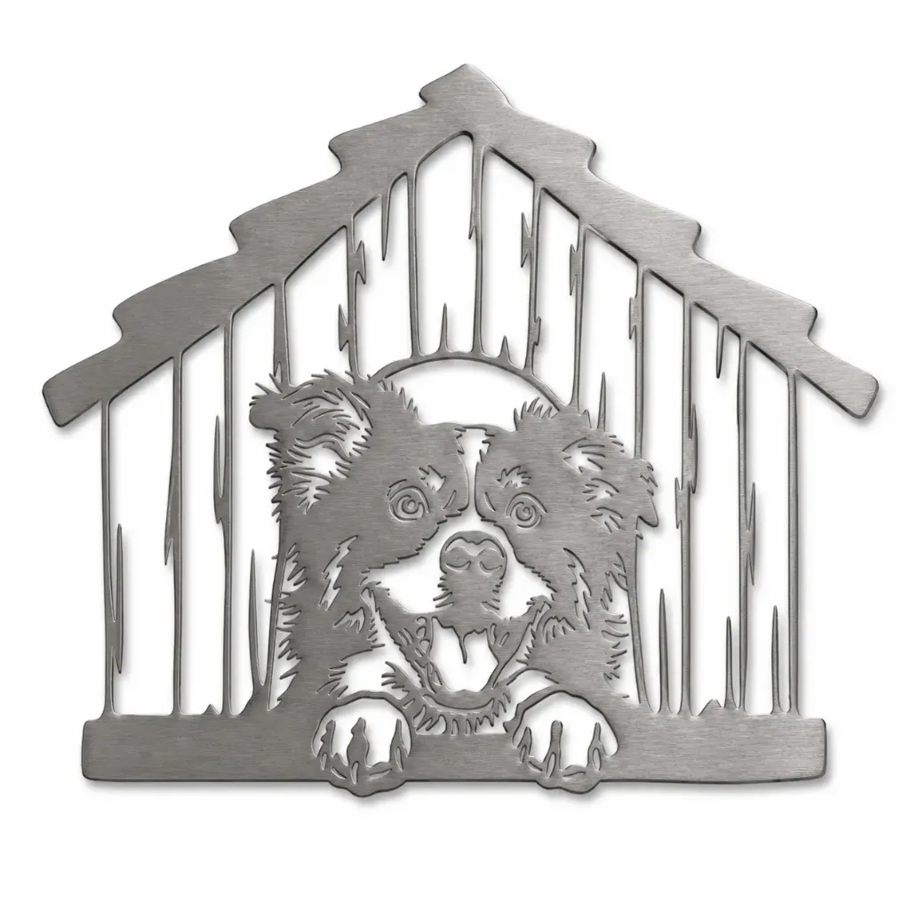 Le border dans la niche (Inox -Carré S- (20cmx20cm))