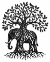 éléphant arbre de vie