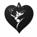 Coeur de chat
